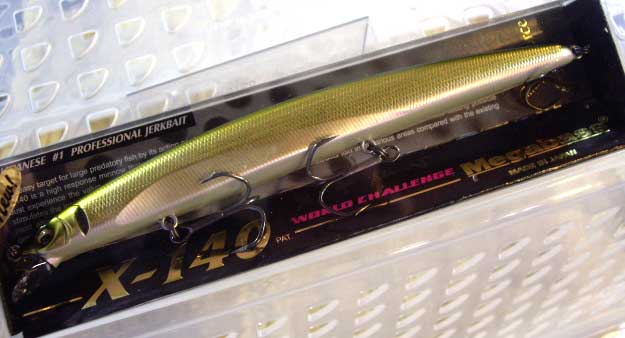 X-140 WORLD CHALLENGE WAKIN GOLDEN SHAD X-140 WORLD CHALLENGE WAKIN GOLDEN SHAD