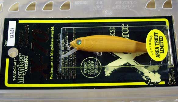 X-70 AREA TROUT LIMITED KARASHI X-70 AREA TROUT LIMITED KARASHI