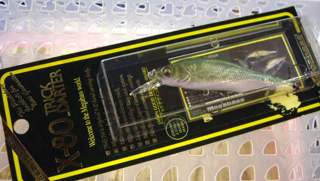 X-80 TRICK DARTER GP CRYSTAL SHAD X-80 TRICK DARTER GP CRYSTAL SHAD
