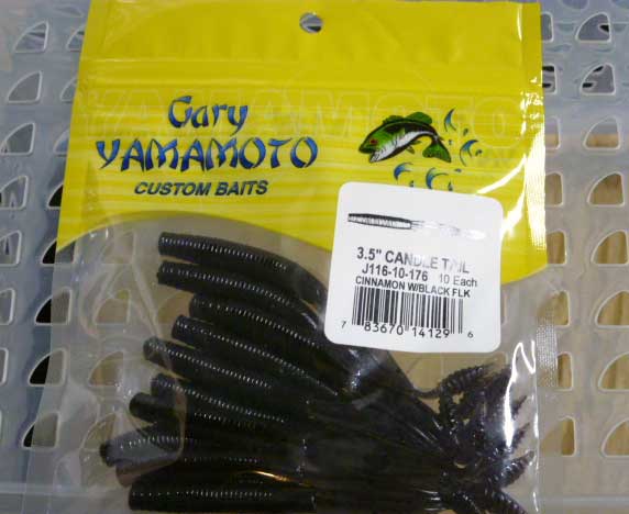 CANDLE TAIL 3.5inch #176 CINNAMON / BLACK FLAKE CANDLE TAIL 3.5inch #176 CINNAMON / BLACK FLAKE