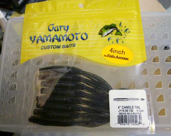 CANDLE TAIL 4inch #150 SMOKE / BLACK FLAKE CANDLE TAIL 4inch #150 SMOKE / BLACK FLAKE