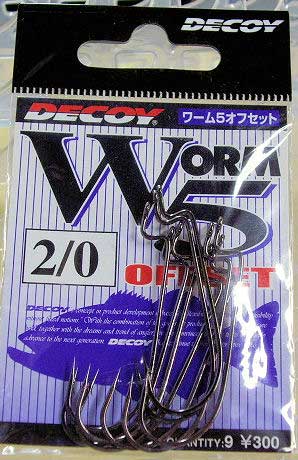 DECOY WORM 5 OFFSET #2/0 DECOY WORM 5 OFFSET #2/0