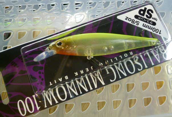 BALISONG MINNOW 100SP Clear Chart Back