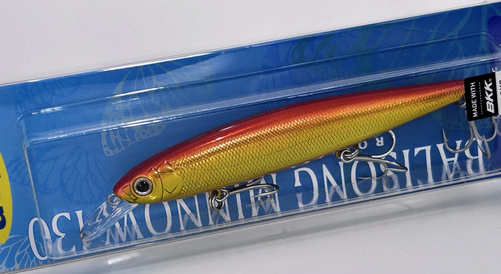 BALISONG MINNOW 130SS Akakin Glow Belly