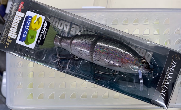 BASS ROID Jr. Double Triple #297 Rainbow Trout - Click Image to Close