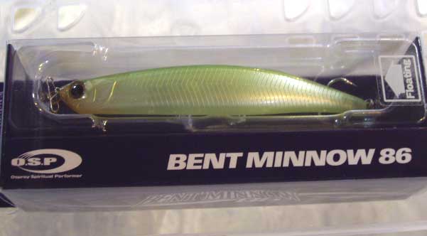 Bent Minnow 86F Ghost Lime Chart