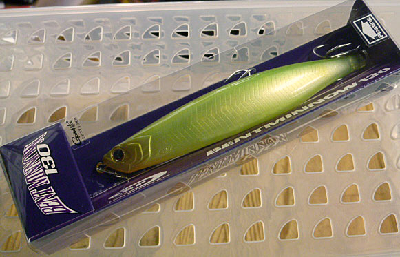 Bent Minnow 130F Ghost Lime Chart