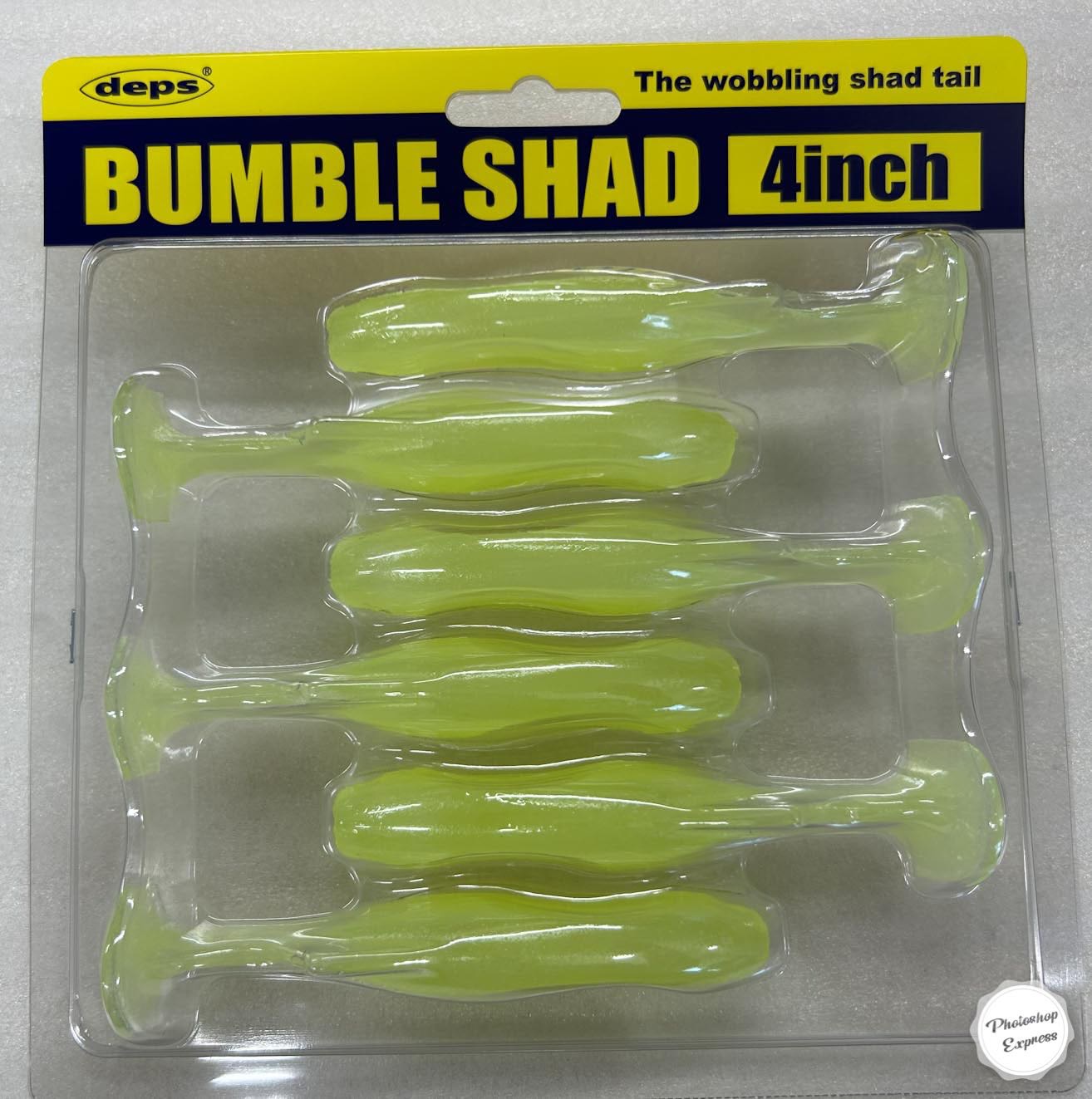 BUMBLE SHAD 4inch Chart Clear