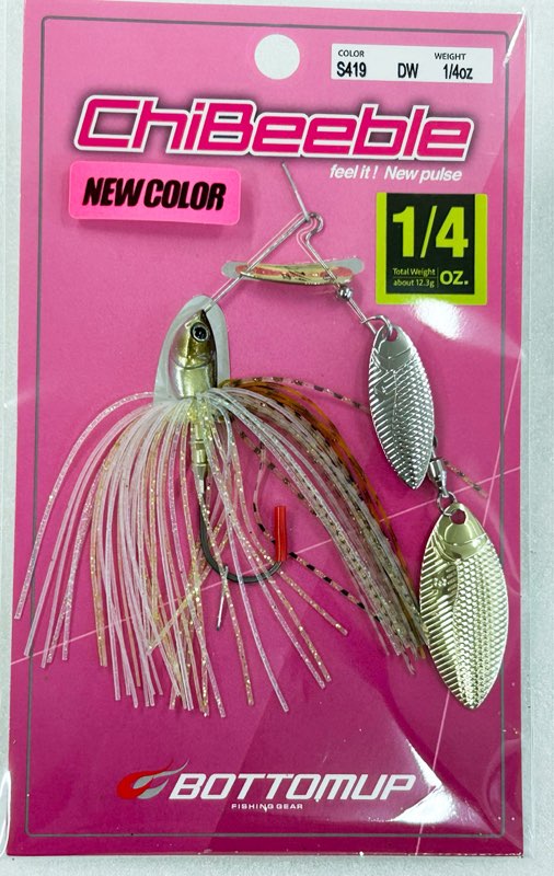 ChiBeeble 1/4oz DW #419 Champagne Shad - Click Image to Close