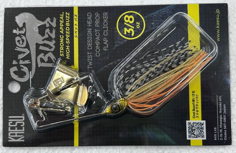 CIVET BUZZ 3/8oz Gold Shad CIVET BUZZ 3/8oz Gold Shad