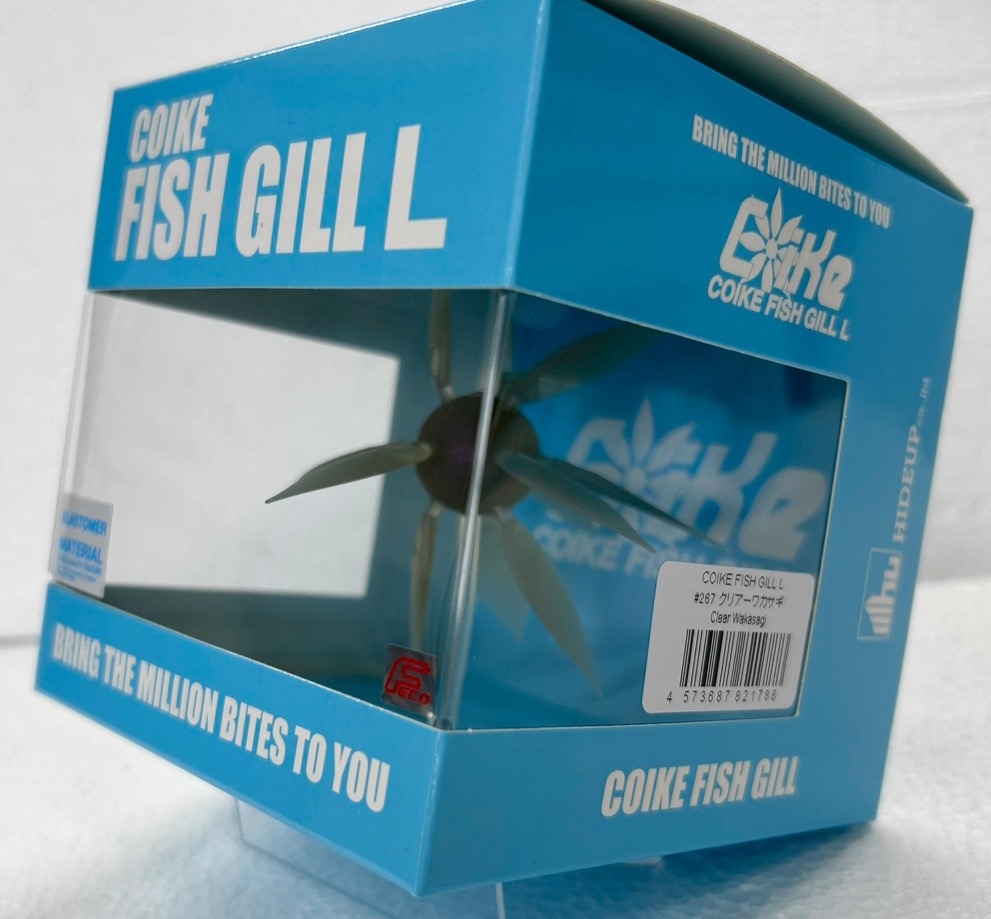Coike Fish Gill-L #267 Clear Wakasagi Coike Fish Gill-L #267 Clear Wakasagi