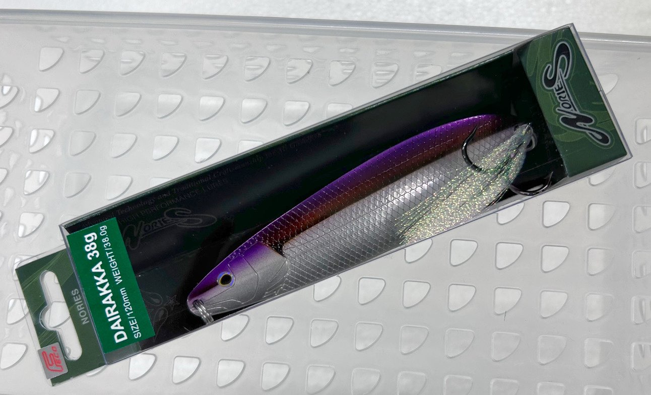 DAIRAKKA 38g Jerk Silver Brown Purple