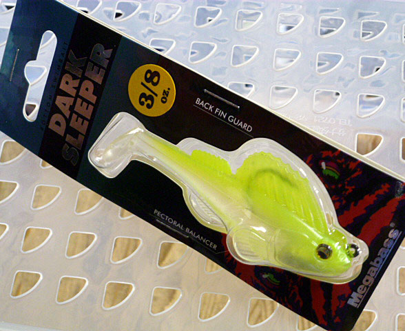 DARK SLEEPER 3inch 3/8oz Clear Chart - Click Image to Close