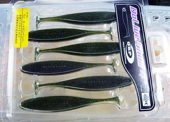 Dolive Shad 4.0inch Watermelon Pepper