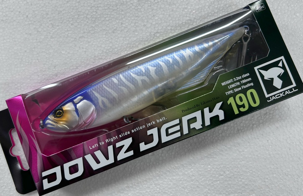 DOWZ JERK 190 Maruhata Ghost Pearl