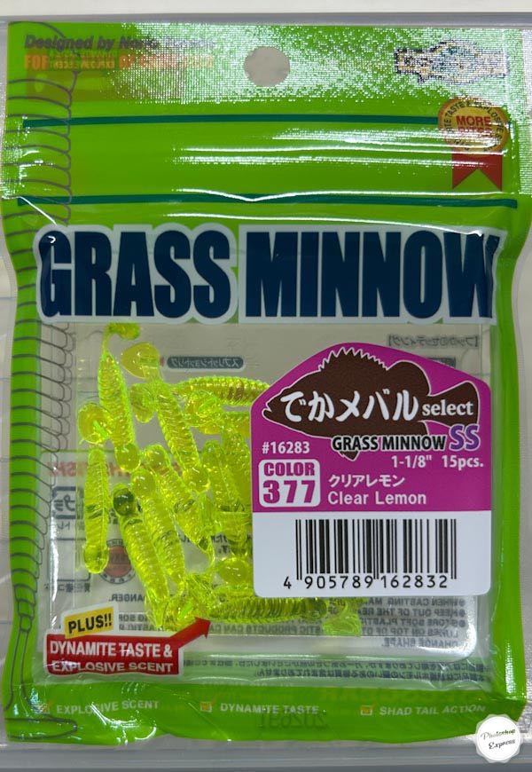 GRASS MINNOW-SS 377 Clear lemon - Click Image to Close