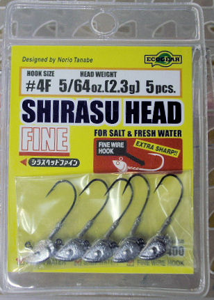 ECOGEAR Shirashu Head Fine #4-5/64oz - ウインドウを閉じる