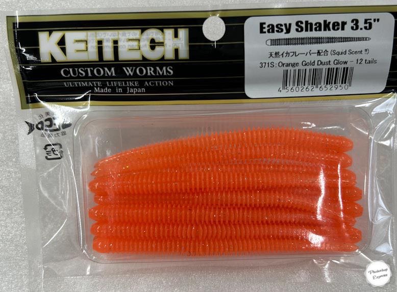 Easy Shaker 3.5inch #371 Orange Gold Dust Glow - Click Image to Close