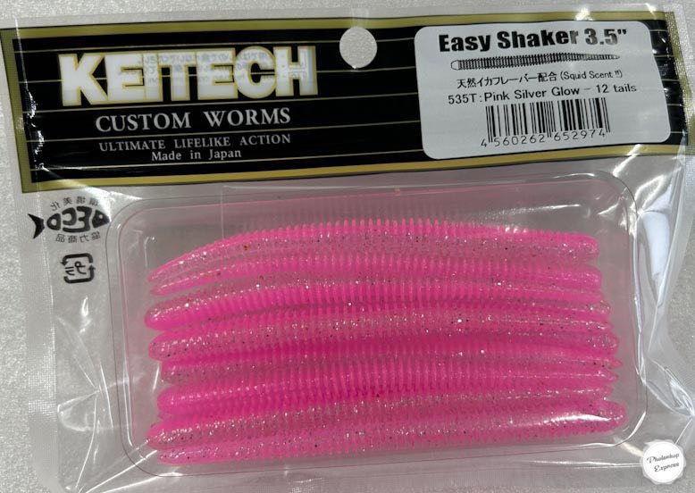 Easy Shaker 3.5inch #535 Pink Silver Glow - Click Image to Close