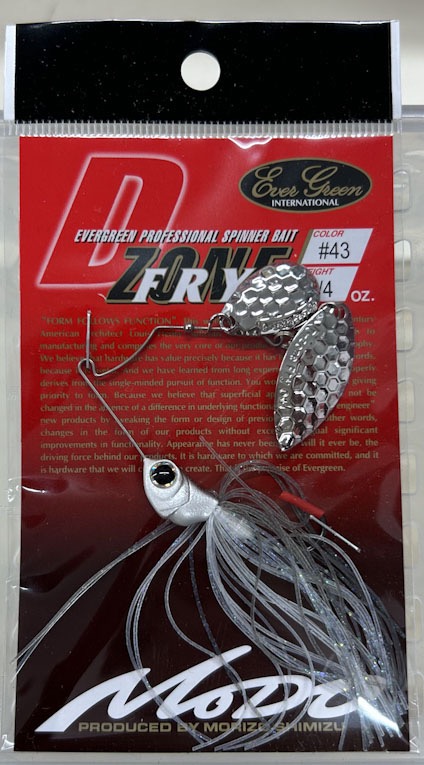 D-ZONE FRY 1/4oz TW 43 Clear Water Shad