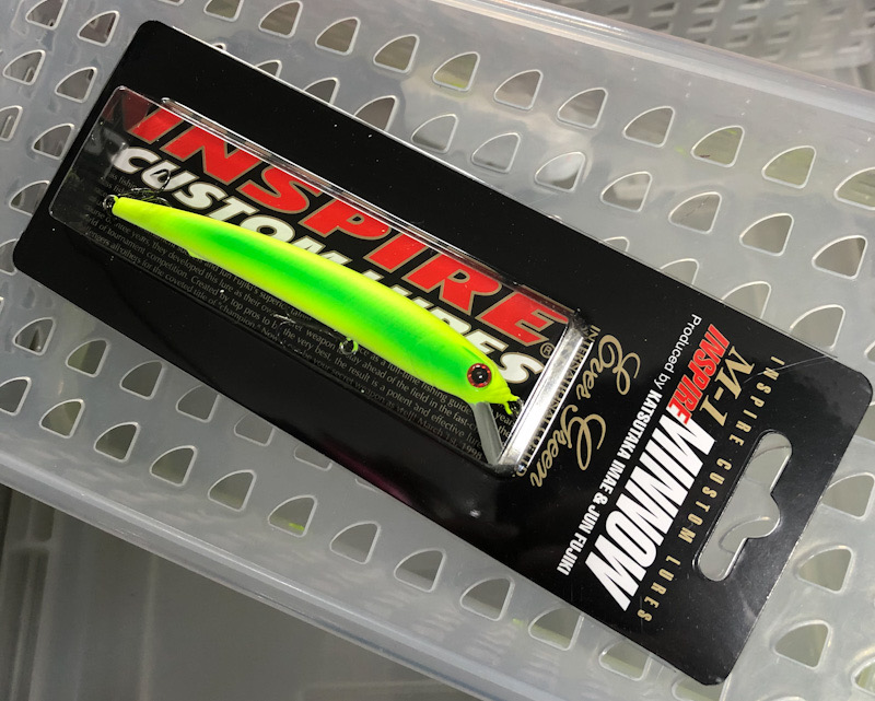M-1 Inspire Minnow Lime Fire - Click Image to Close