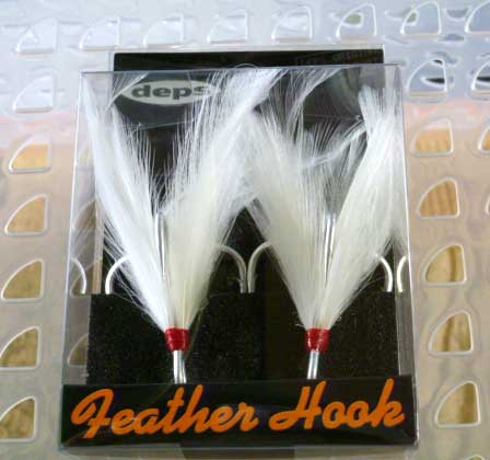 deps Feather Hook ST-46 #1/0 White