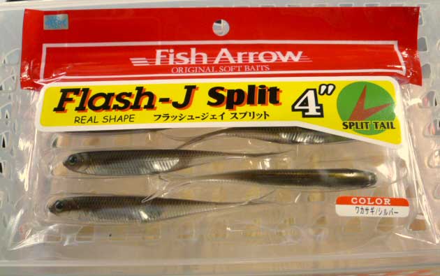 Flash-J Split 4inch Wakasagi Silver - Click Image to Close