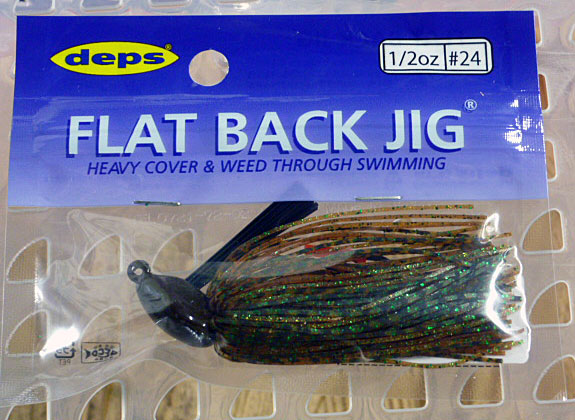 FLAT BACK JIG 1/2oz SILICON #24 Scale Rootbeer - Click Image to Close
