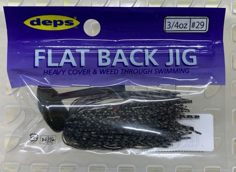 FLAT BACk JIG 3/4oz SILICON #29 Bluegill - Click Image to Close