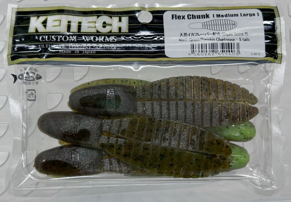 FLEX CHUNK Medium Large #401 Greenpumpkin Chart