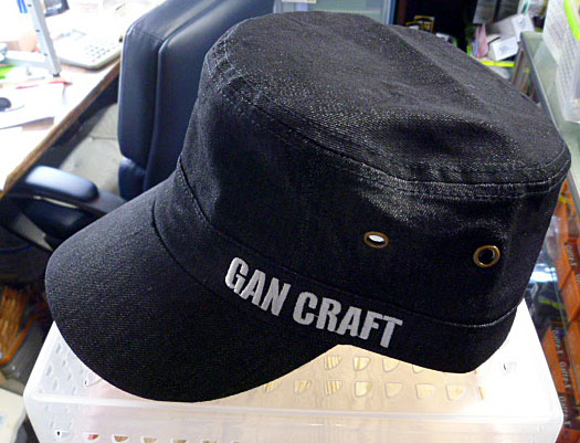 GAN CRAFT Original Denim Cap Black - ウインドウを閉じる