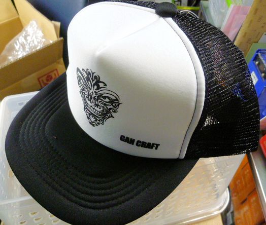 GAN CRAFT Original Mesh Cap Black/White
