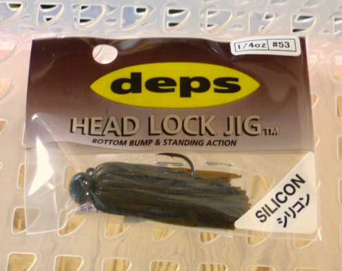 HEAD ROCK JIG 1/4oz SILICON #53 Greenpumpkin Seed