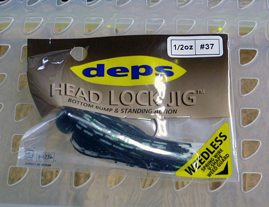 HEAD ROCK JIG Weedless 1/2oz #37 Scale Black - Click Image to Close