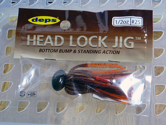 HEAD ROCK JIG 1/2oz Silicon #25 Orange Edge