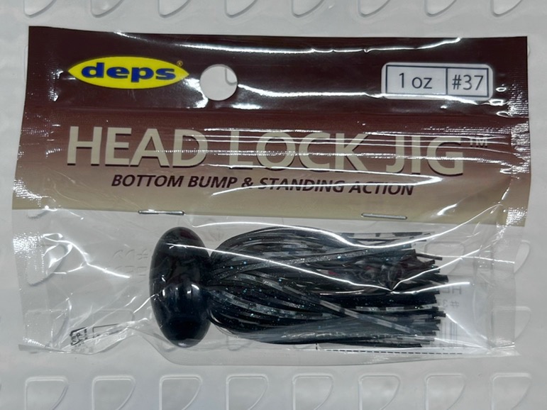 HEAD ROCK JIG 1oz Silicon #37 Scale Black