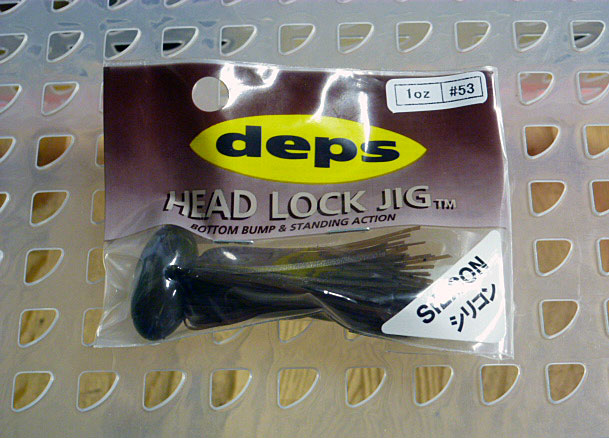 HEAD ROCK JIG 1oz Silicon #53 Greenpumpkin Seed