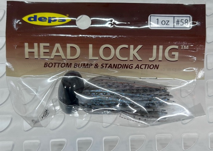 HEAD ROCK JIG 1oz Silicon #58 Blue Smoke