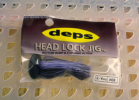 HEAD ROCK JIG 3/4oz Fine Rubber #08 Brown Purple