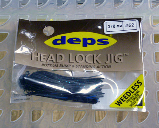 HEAD ROCK JIG Weedless 3/8oz#52 Blue Black