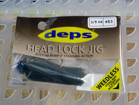 HEAD ROCK JIG Weedless 3/8oz#53 Greenpumpkin Seed