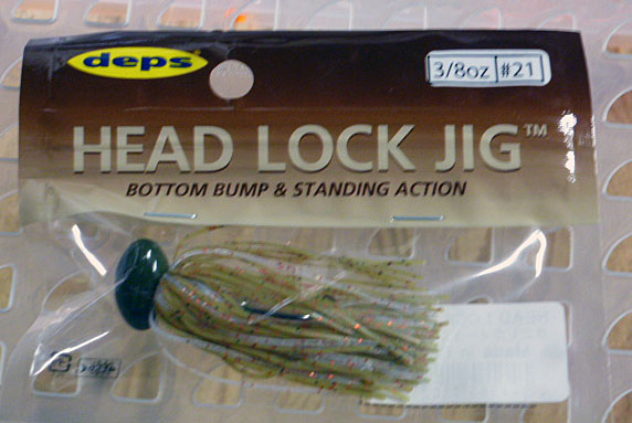HEAD ROCK JIG 3/8oz SILICON #21 Weed Shrimp