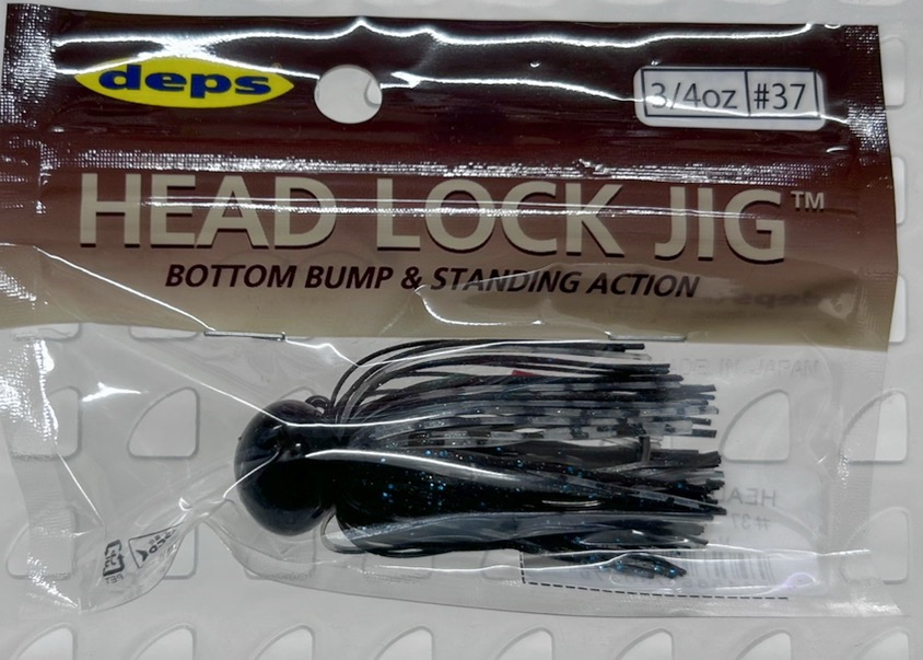 HEAD ROCK JIG 3/4oz Silicon #37 Scale Black