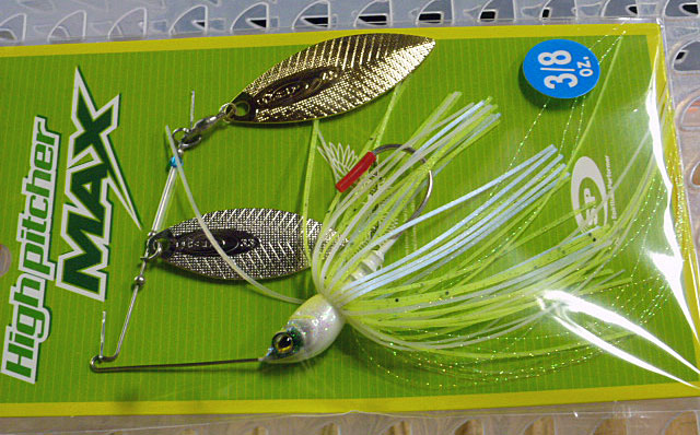 High Pitcher Max 3/8oz DW Spark White Chart - US$12.59 : SAMURAI TACKLE  -The best fishing tackle