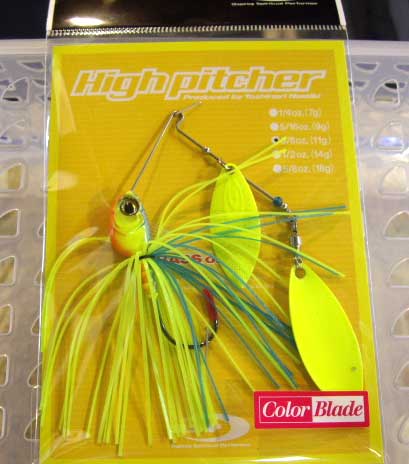 HIgh Pitcher 3/8oz DW Color Blade Chart Blue Back - ウインドウを閉じる