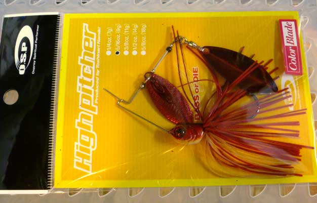 HIgh Pitcher 5/16oz DW CB Bloody Shad - Click Image to Close