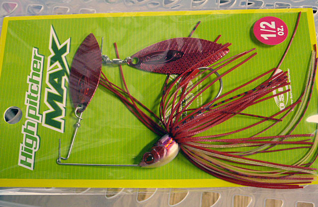 High Pitcher Max 1/2oz DW CB Bloody Shad - Click Image to Close