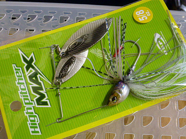 High Pitcher Max 5/8oz DW Spark Ice Shad - Click Image to Close