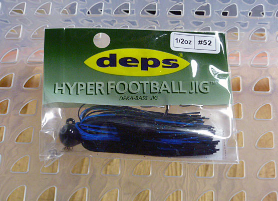 Hyper Foot Ball Jig Silicon 1/2oz #52 Blue Black