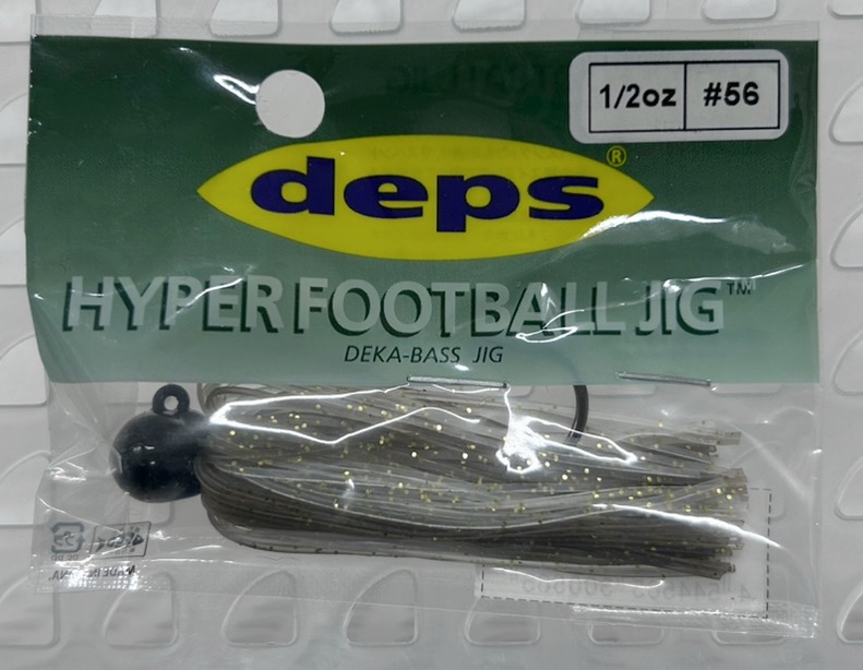 Hyper Foot Ball Jig Silicon 1/2oz #56 Golden Shiner Hyper Foot Ball Jig Silicon 1/2oz #56 Golden Shiner